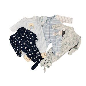 Baby Boy Newborn Lot Mac And Little Me Blue
